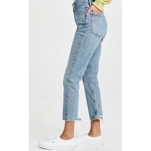 AGOLDE - Riley High Rise Straight Crop Jeans